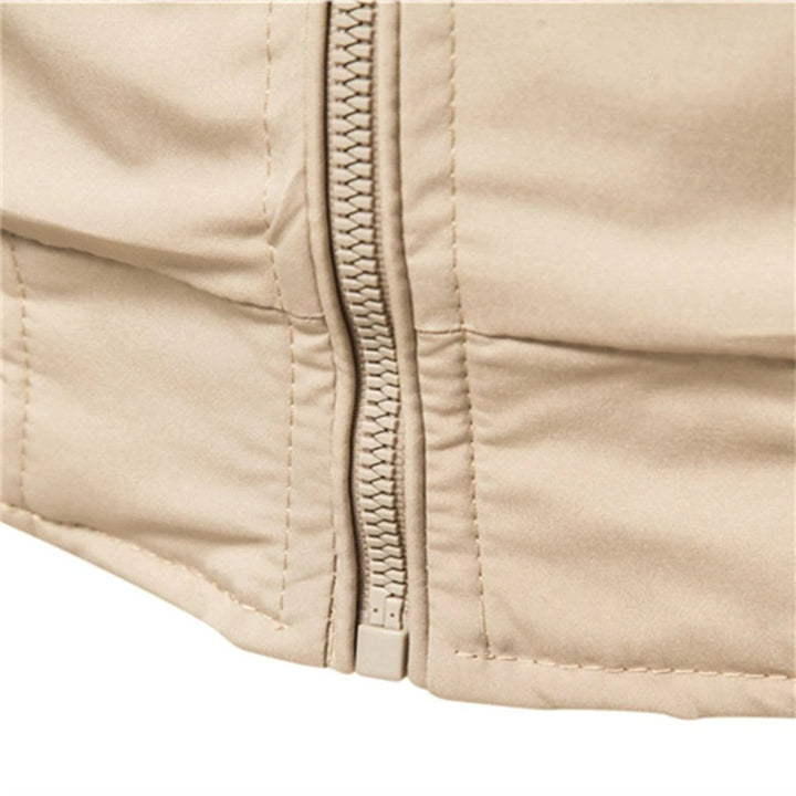 Ralph | Contrast Ribbed Casual Bomber Jacket