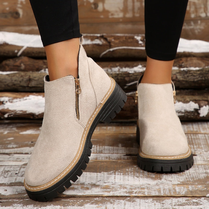 Ivy | Chic And Modern Platform Ankle Boots