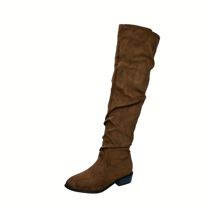 Natalia | Chic Slouchy Over The Knee High Boots