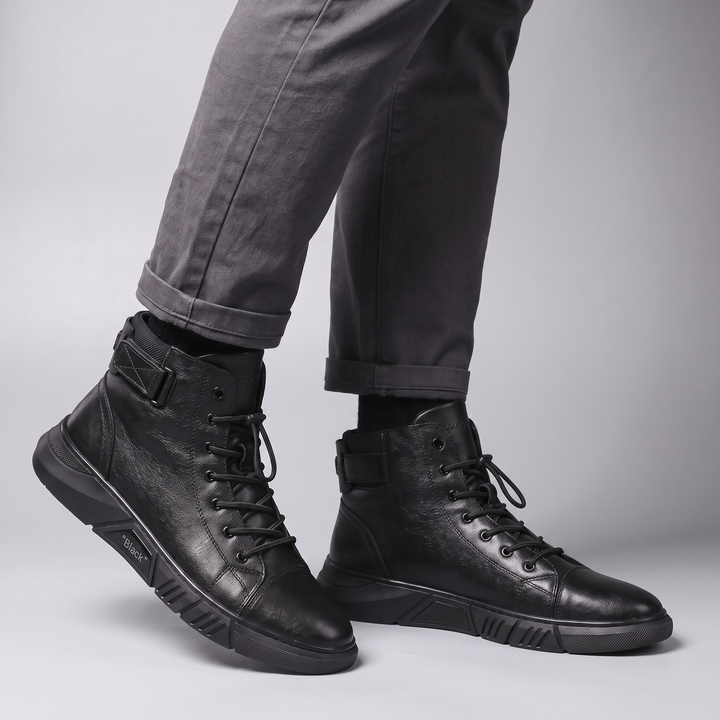 Rugged | Classic Leather High Top Boots for Everyday Wear