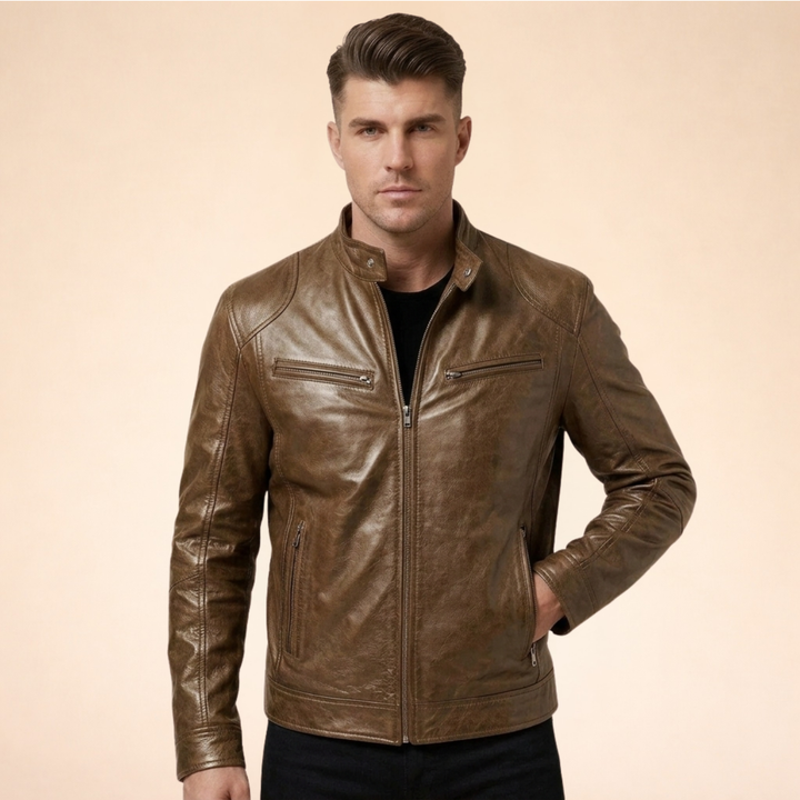 Eric| Stilvolle Lederjacke