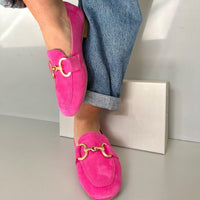 Clara | Luxurious And Chic Metallic Detail Loafers
