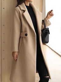 Valeria | Belted Tailored Wool-Blend Coat