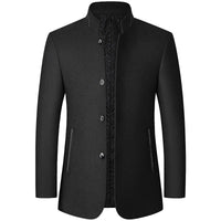 Felix | Elegant and Warm Stand-Collar Trench Coat