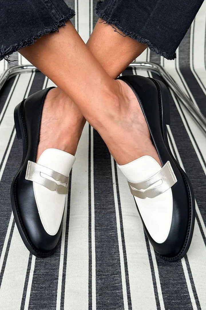 Aurelia | Sophisticated And Stylish Two-Tone Loafers