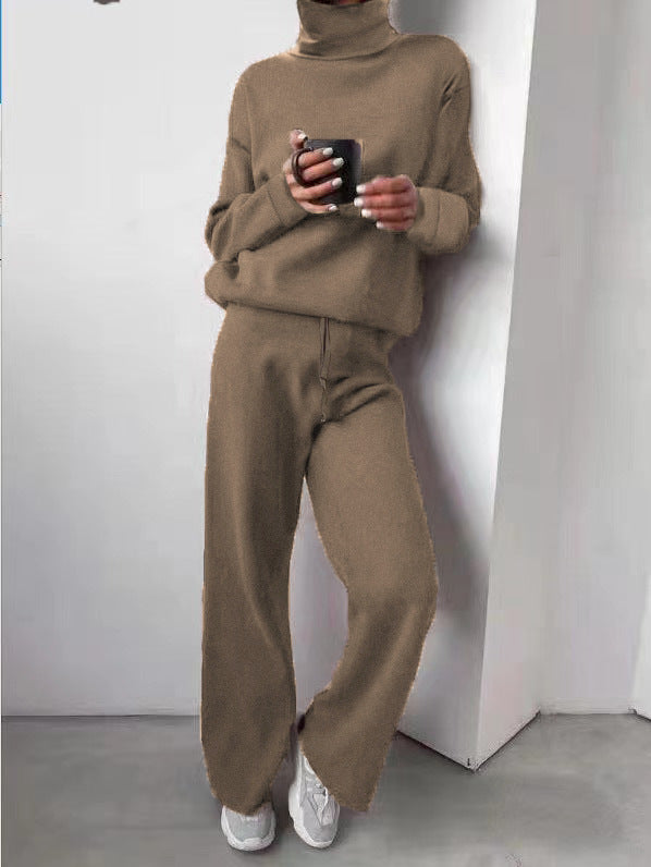 Nora | Refined And Cozy Turtleneck Knitted Two Piece Set