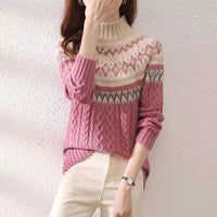 Nora | Cozy Nordic-Inspired Turtleneck Knit Sweater