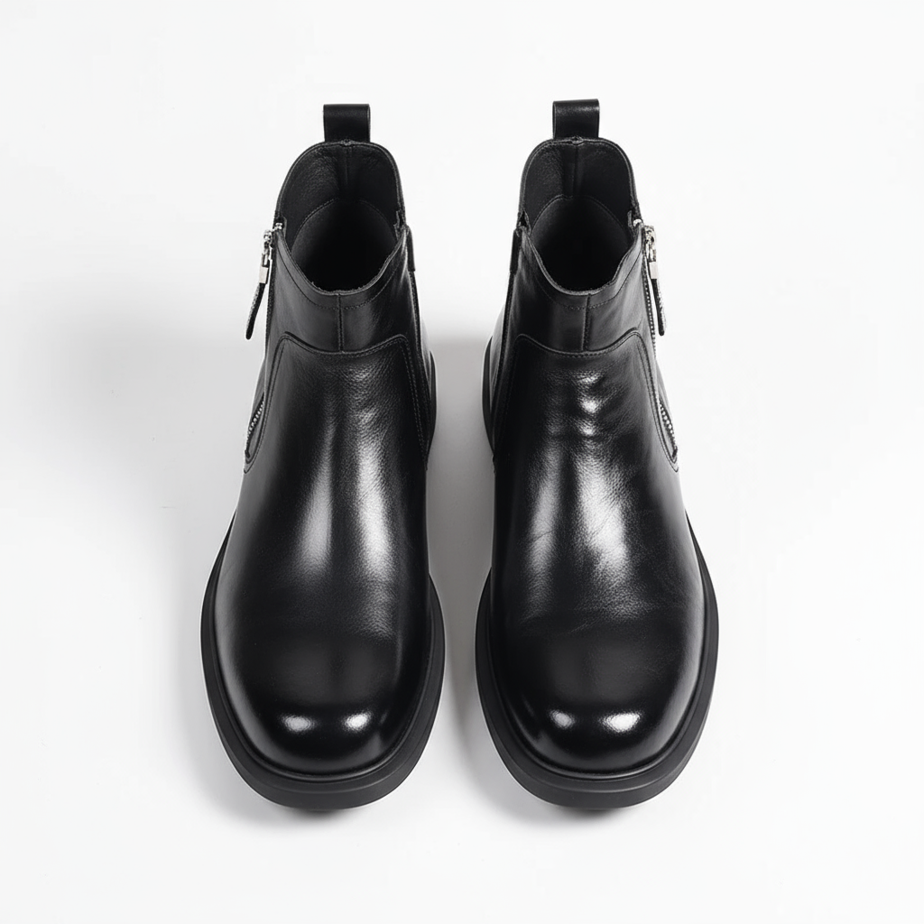 BLACKRIDGE | Chelsea Boots – Durable Cow Leather with Easy Side-Zip