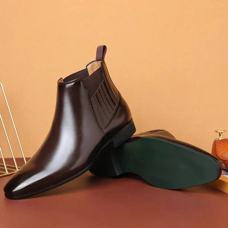 Isabelle | Pointed-Toe Chelsea Ankle Boots for Polished Everyday Style