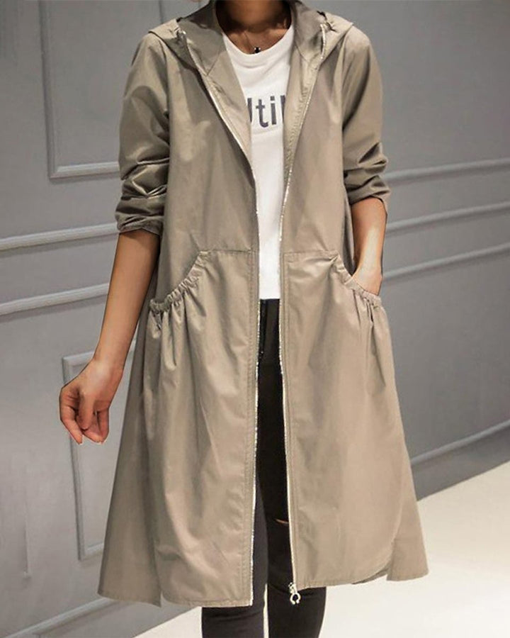 Alice | Elegant A-Line Waterproof Jacket