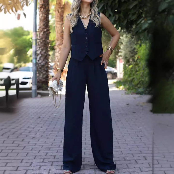 Sophia | Chic And Modern Two Piece Pantsuit Set
