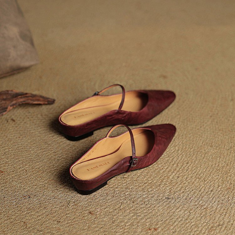 Sarah | Elegant And Pointed Toe Mules