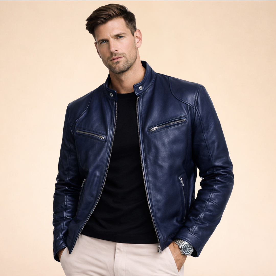 Eric| Stilvolle Lederjacke