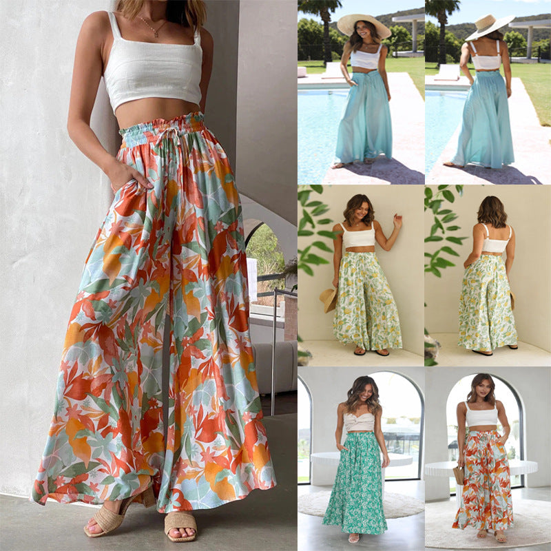 Olivia | Elegant And Breezy Summer Wide Leg Palazzo Pants