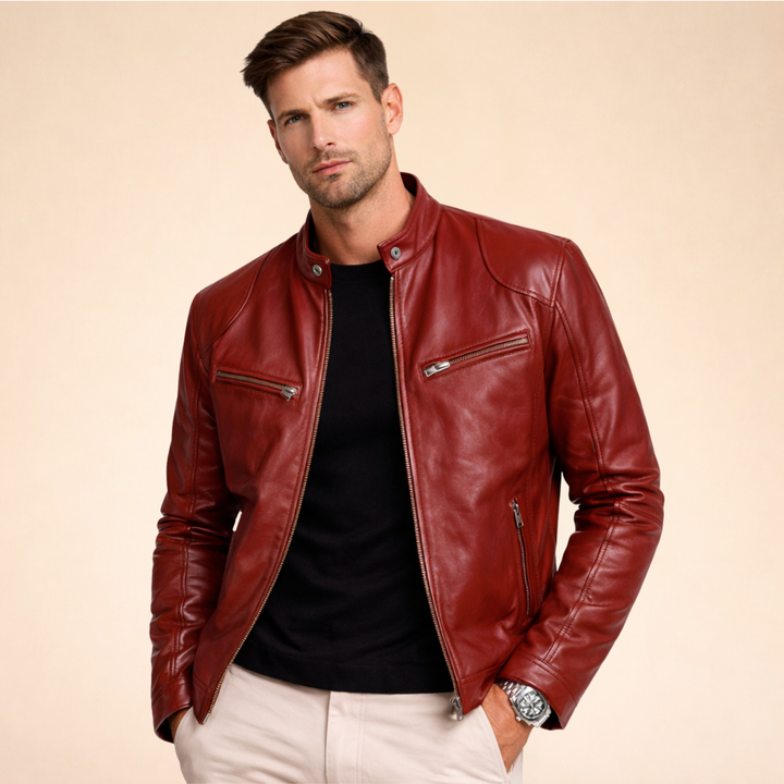 Eric| Stilvolle Lederjacke