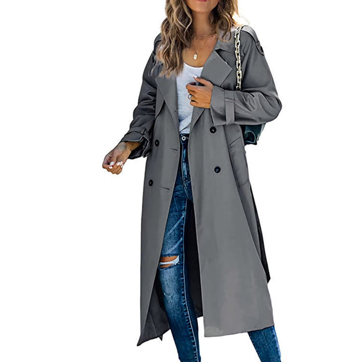 Isabella | Relaxed Double-Breasted Belted Trench Coat