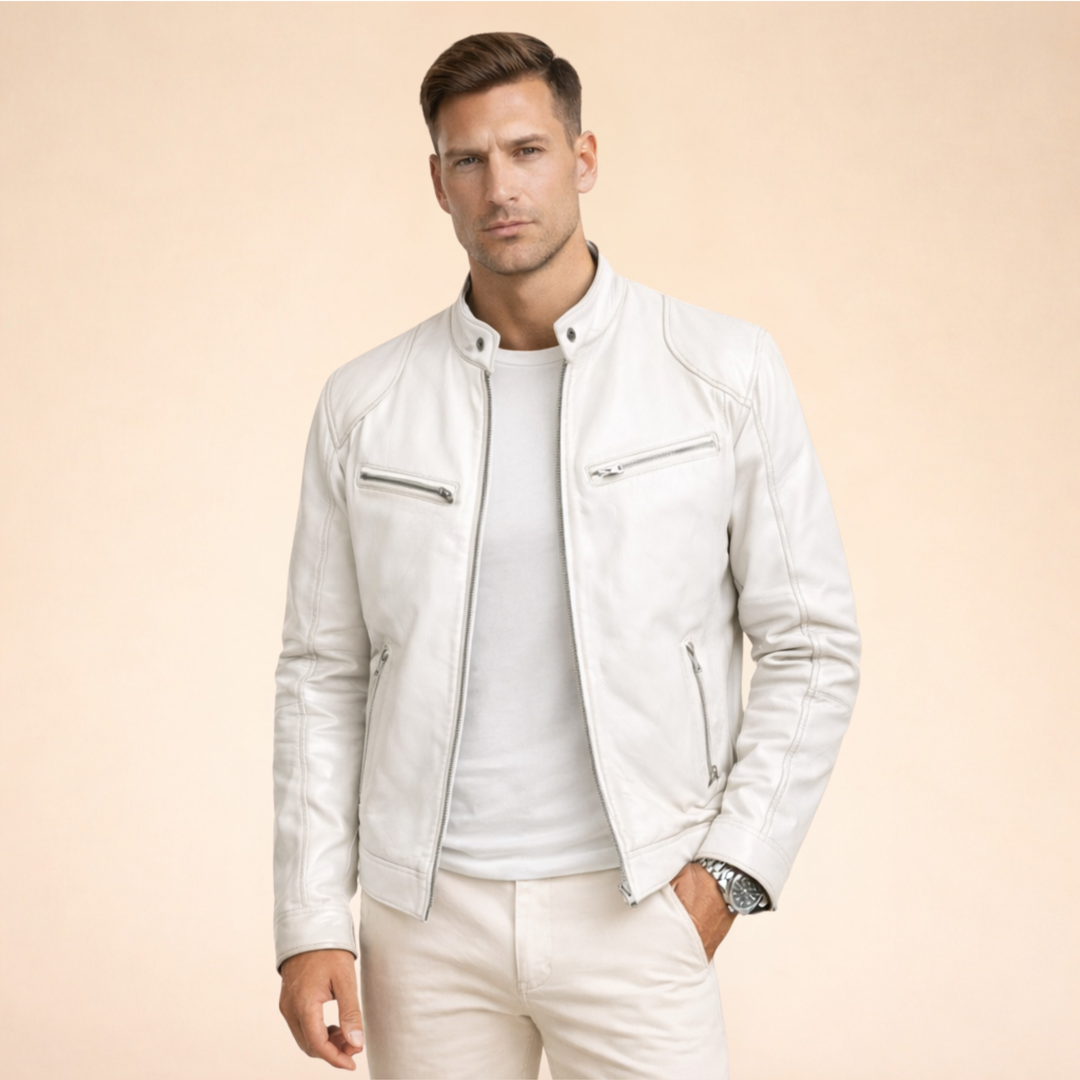 Eric| Stilvolle Lederjacke