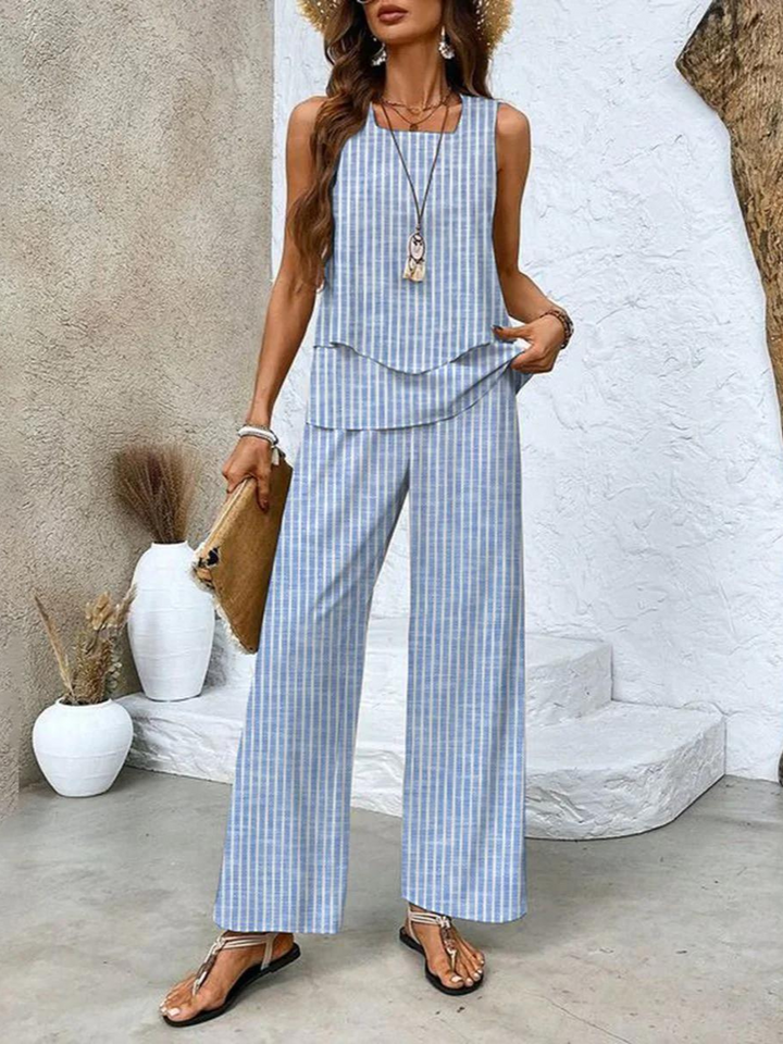 Evelyn | Breezy And Elegant Summer Two Piece Set