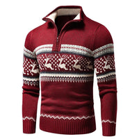 Julian | Festive High-Collar Winter Sweater