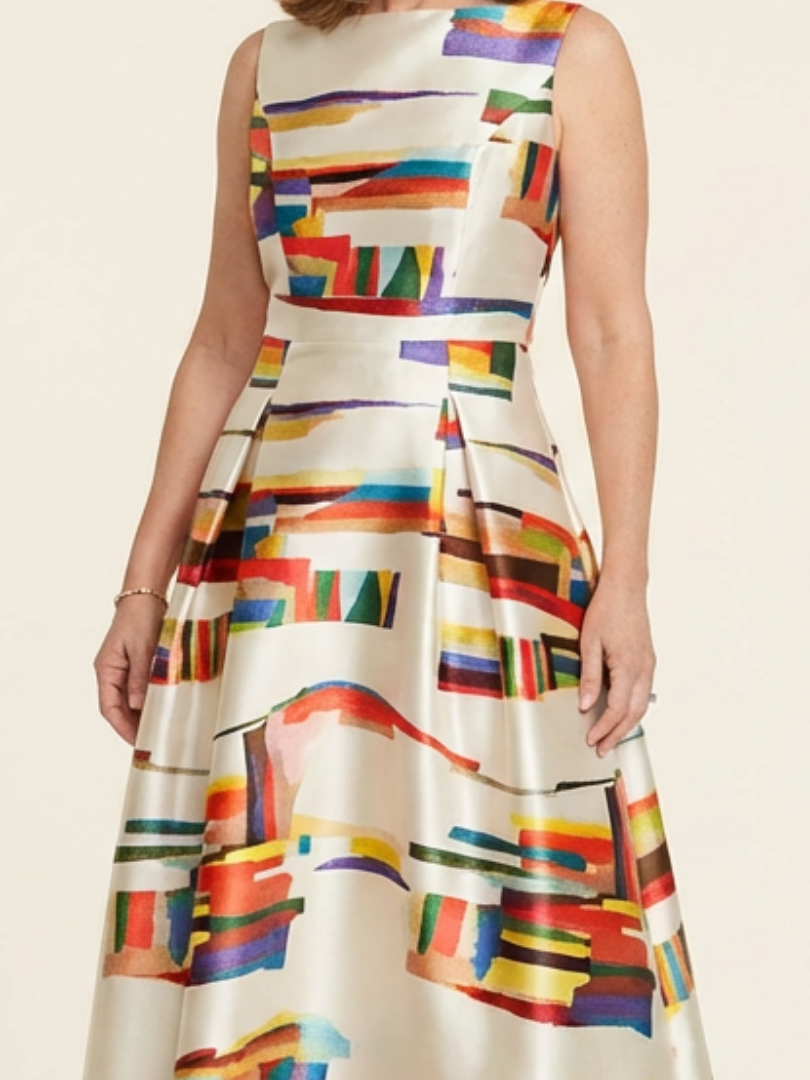 Valeria | Pleated Maxi Dress for Women with Sleeveless Design