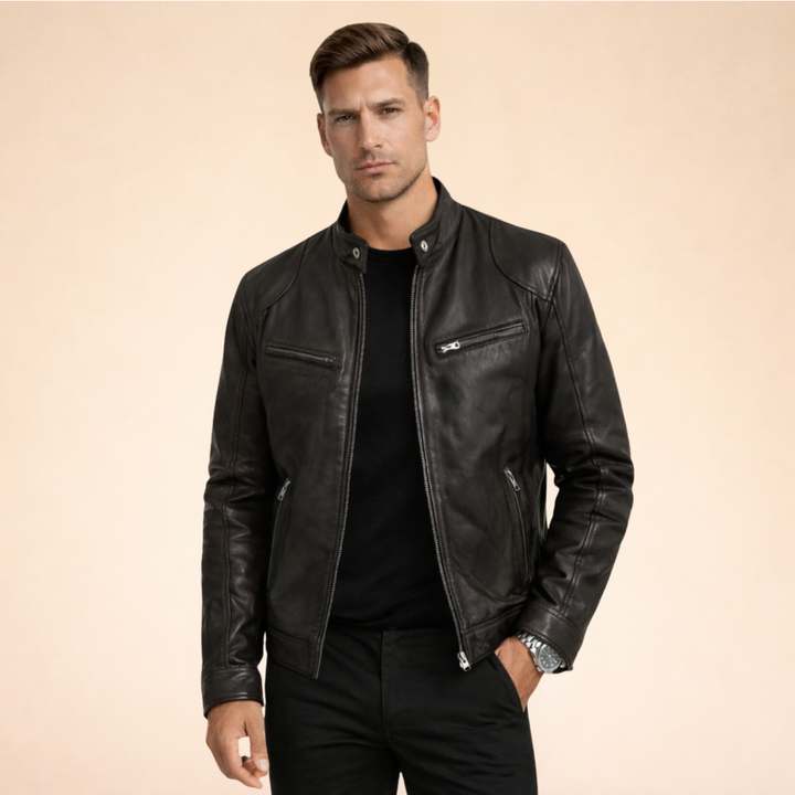 Eric| Stilvolle Lederjacke