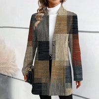 Eleanor | Cappotto blazer sartoriale sofisticato con fantasia