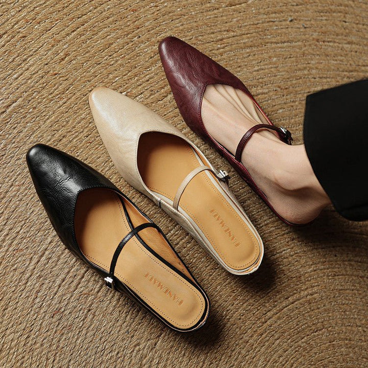 Sarah | Elegant And Pointed Toe Mules