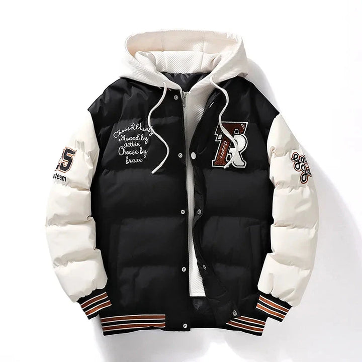 Raven | Hooded Puffer Jacket – Modern Urban Style for Men