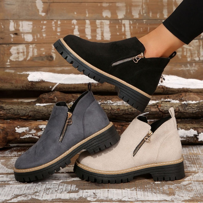 Ivy | Chic And Modern Platform Ankle Boots