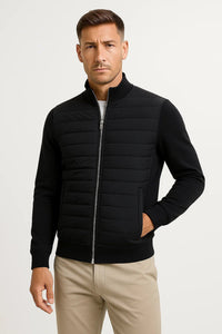 Jack | Lightweight Quilted Knit-Sleeve Hybrid Jacket