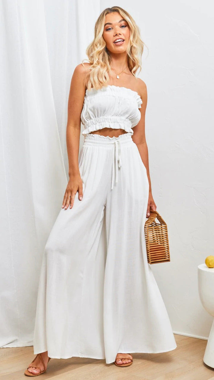 Olivia | Elegant And Breezy Summer Wide Leg Palazzo Pants