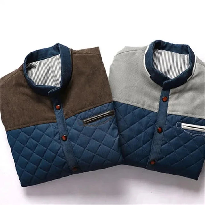 Fairmont | Patchwork Jacket – Rugged and Warm Style for Men