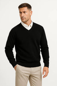 Maxwell | Refined Slim-Fit Cashmere V-Neck Sweater