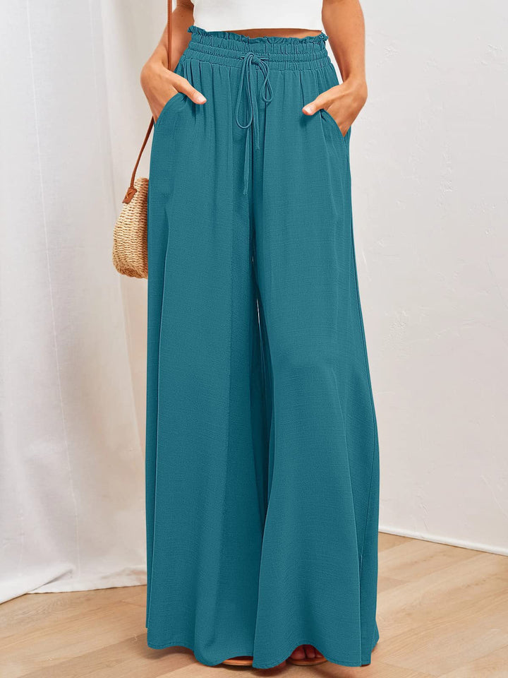 Olivia | Elegant And Breezy Summer Wide Leg Palazzo Pants
