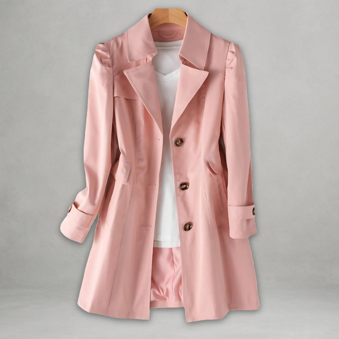 Claire | Elegant Tailored Trench Coat For Women