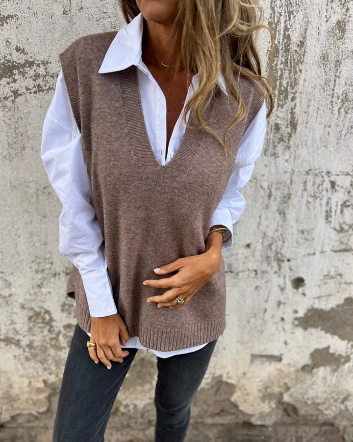 Gemma | Elegant And Versatile Soft Knit Vest
