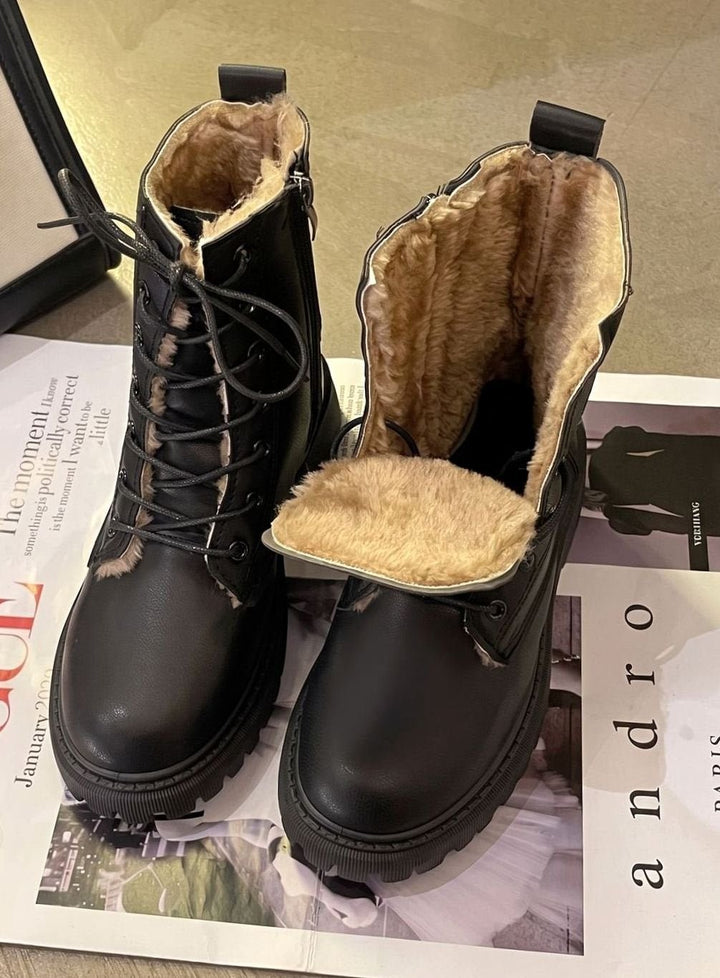 Elfriede | Ankle Boots – Warm Fur-Lined Women’s Style