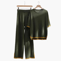 Livia | Relaxed Short-Sleeve Knit Set