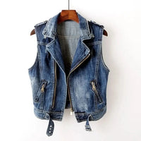 Liam | Edgy And Rugged Distressed Denim Vest