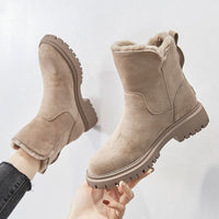 Nina | Comodi stivaletti in suede invernali senza lacci
