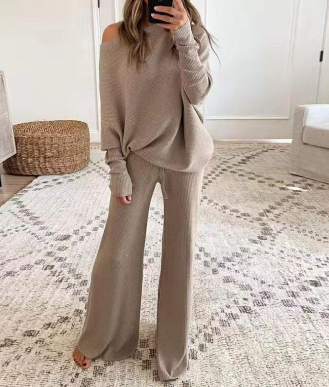 Chloe | Modern Asymmetrical Knit Two Piece Set