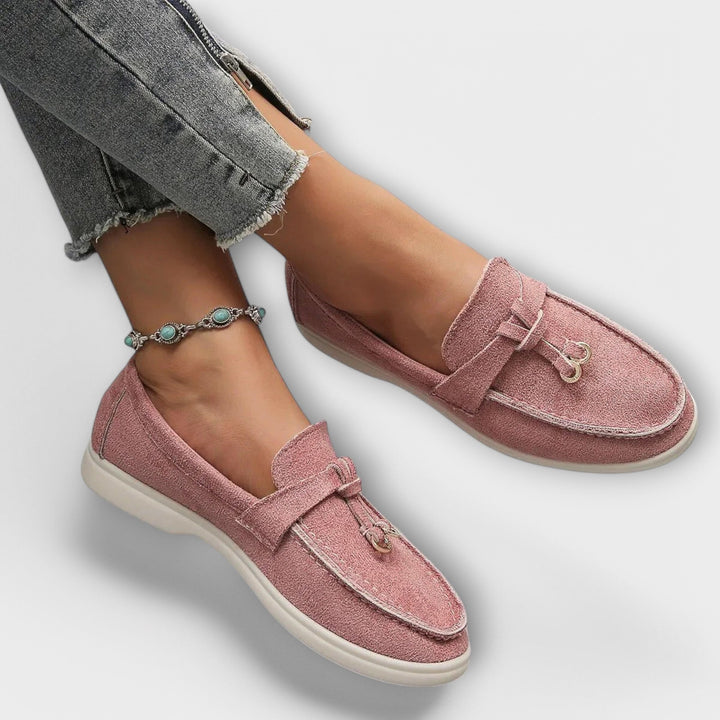 Isabella | Anmutige und schicke flache Leder-Loafer