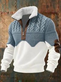 Ethan | Modern Colorblock Knitted Sweater