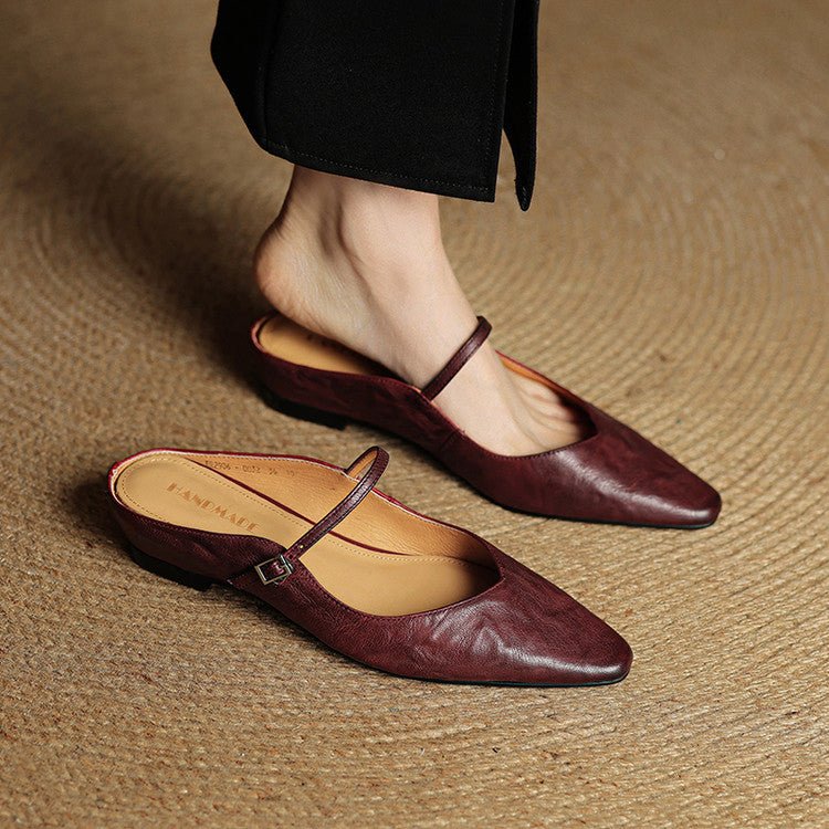 Sarah | Elegant And Pointed Toe Mules