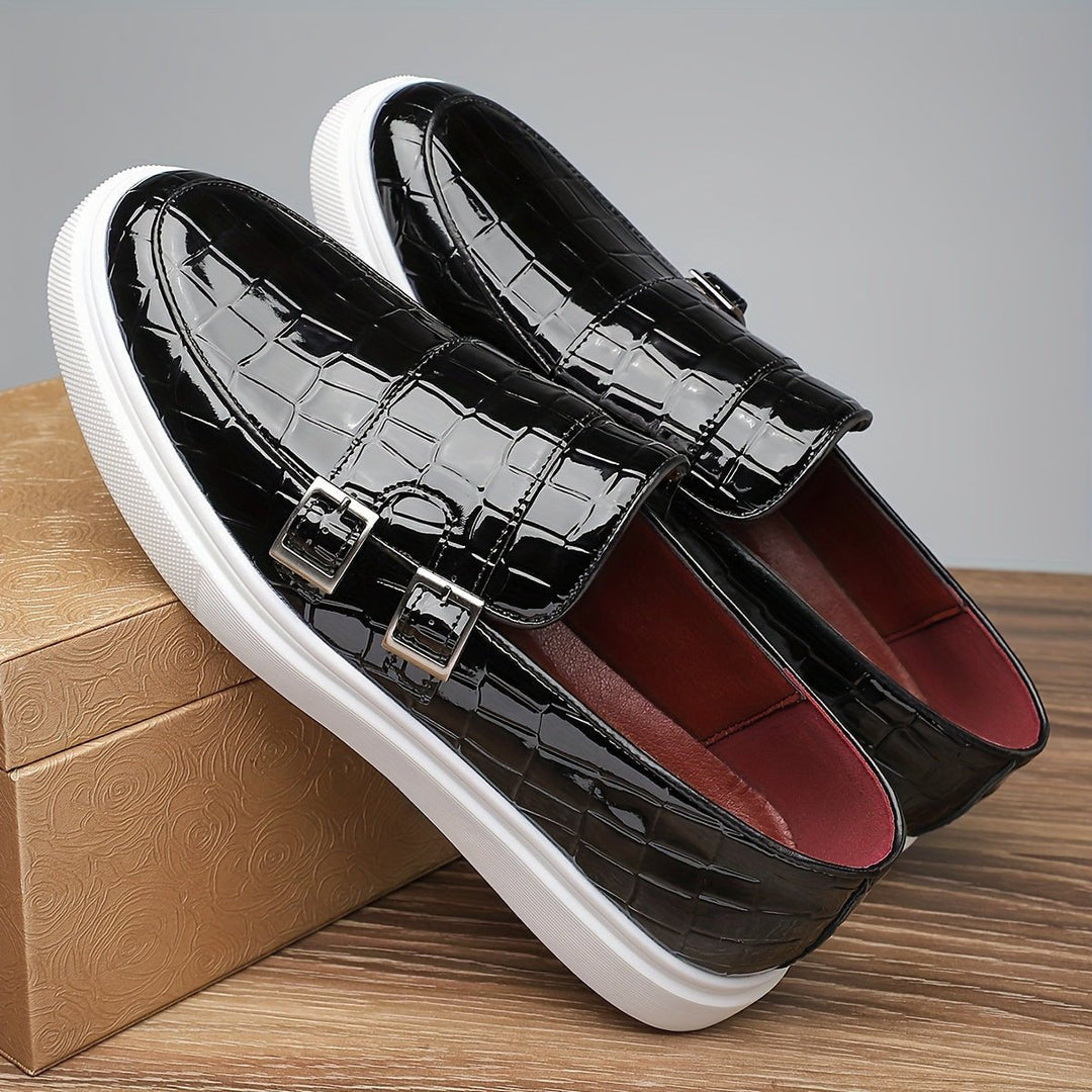 Xavier | Textured Loafers – Stylish Slip-On Design for Men