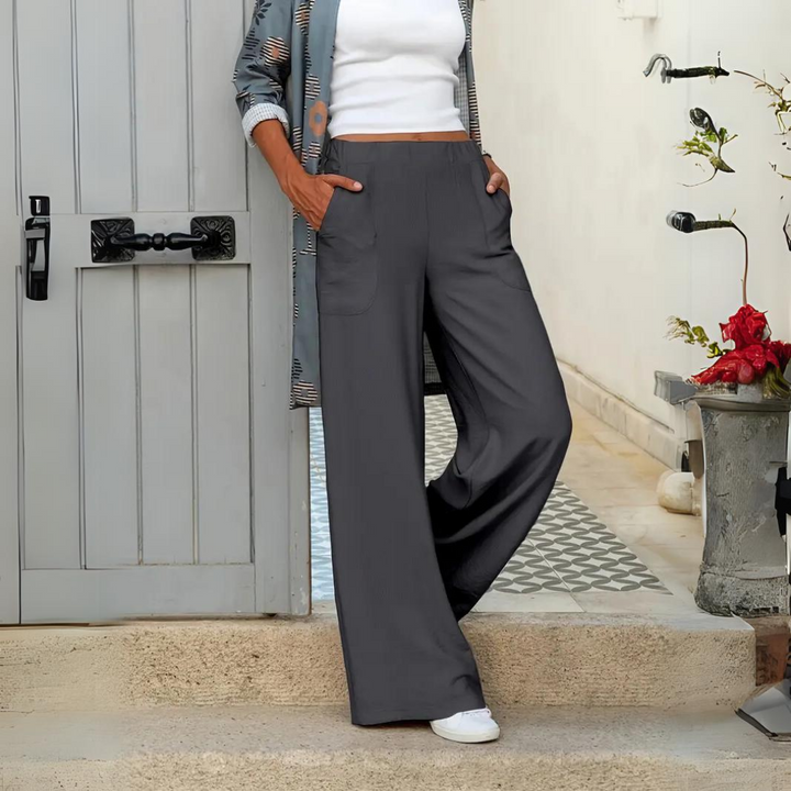 Sophia | Stylish And Breathable Wide Leg Casual Pants