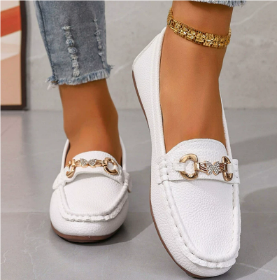 Victoria | Mocassins élégants et tendance en cuir minimaliste