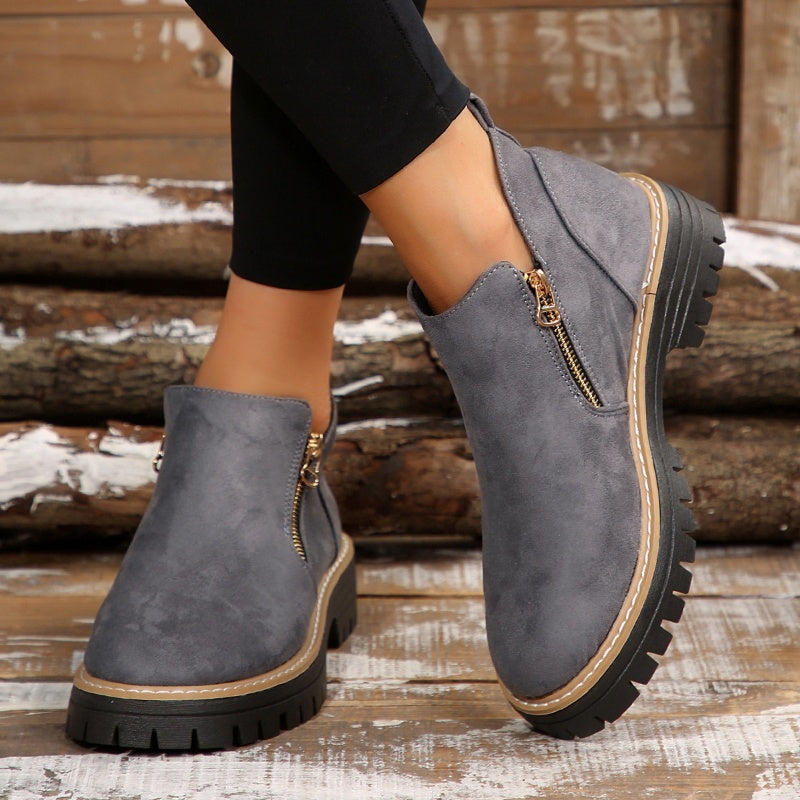 Ivy | Chic And Modern Platform Ankle Boots