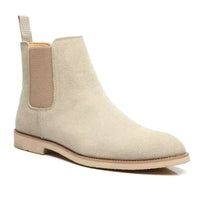 Elena | Classic Suede Chelsea Ankle Boots