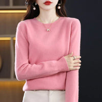 Sophie | Soft Cashmere Crew Neck Sweater for Women